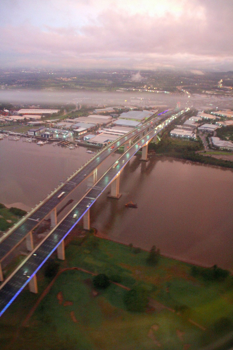 جسر Gateway في أستراليا - مشهد من الجو