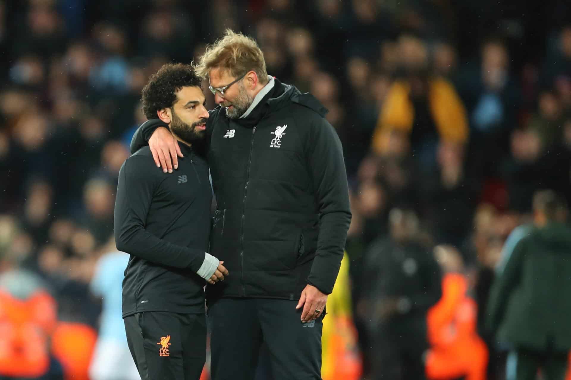 مدرب ليفربول ومحمد صلاح