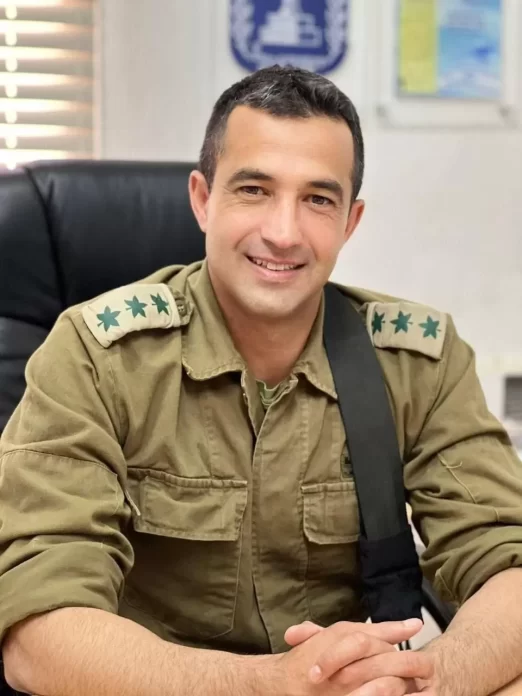 قائد اللواء الجنوبي لفرقة غزة العقيد أساف حمامي