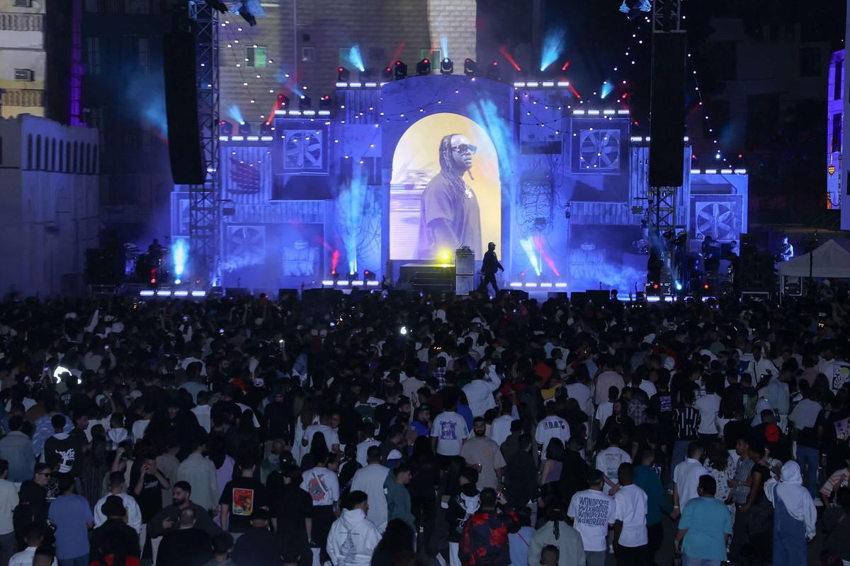 حفل مغني الراب تاي دولا في جدة