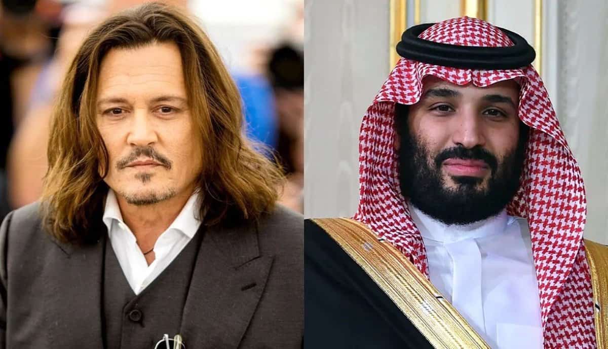 محمد بن سلمان وجوني ديبمحمد بن سلمان وجوني ديب