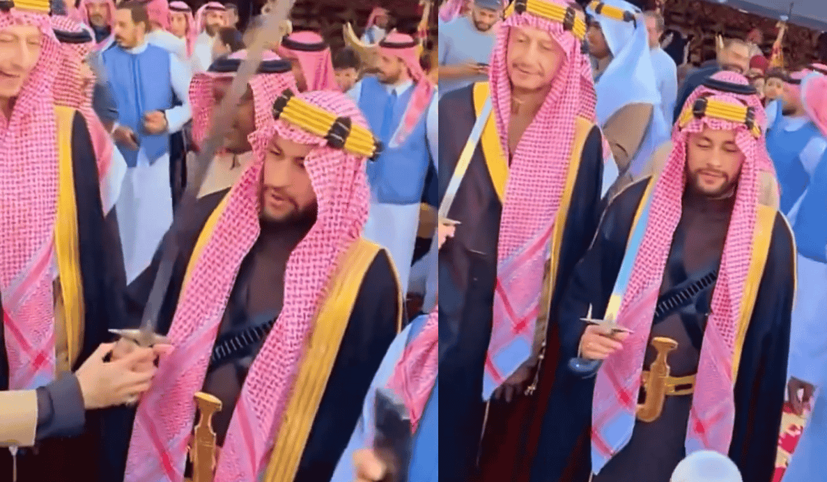 شاهد ما فعلته أموال السعودية بنيمار.. سخرية من إطلالة يوم التأسيس