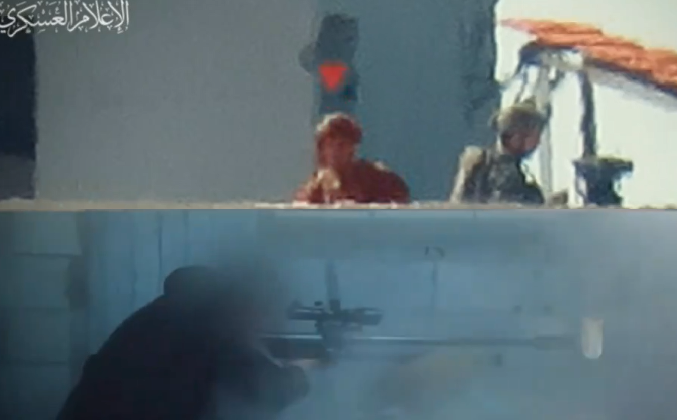 قناص القسام وهو يفجر رأس جندي إسرائيلي: "سنصطادكم مثل البط"