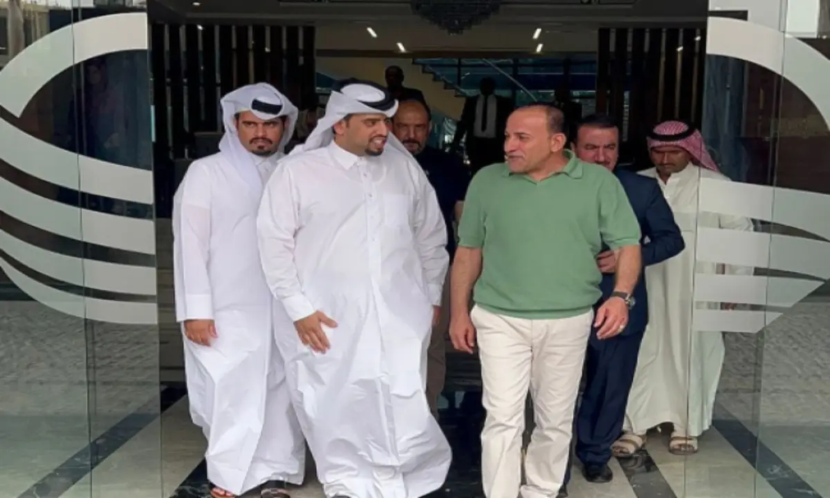 وفد قطري يزور رئيس اتحاد القبائل العربية إبراهيم العرجاني