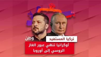 توقف إمدادات الغاز الروسي لأوروبا